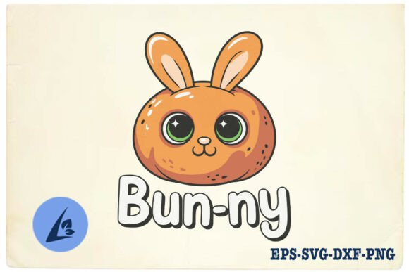 Bunny Bun Puns Funny SVG for Crafts and Graphics