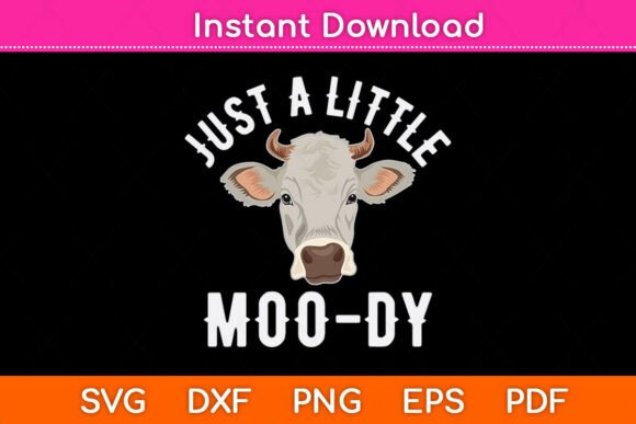 Cow Moo-dy Graphics for Creative Crafts